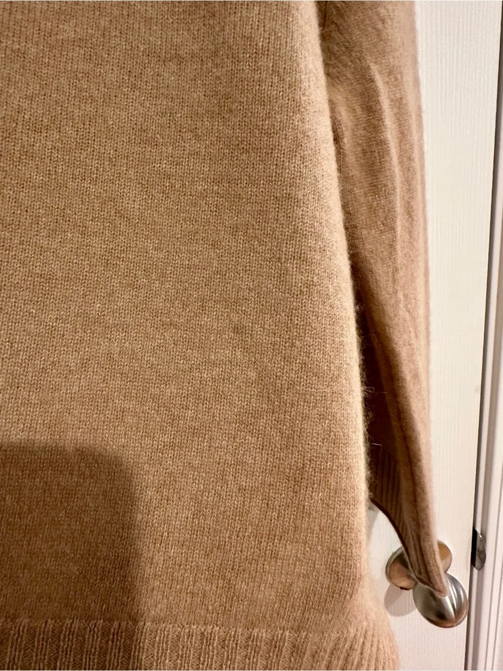 Rachel Zoe 100% Cashmere Oversized Camel Sweater XL  Quiet Luxury Fall